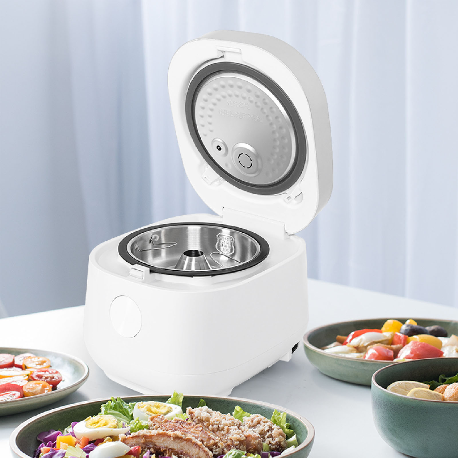 KA0401-02 HOWSTODAY Multifonctionnel Rice Cooker 1